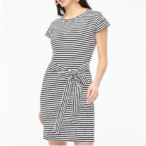 J. Crew Striped T-shirt Dress - Picture 3 of 7